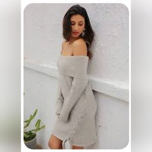 Ladies sweater dress